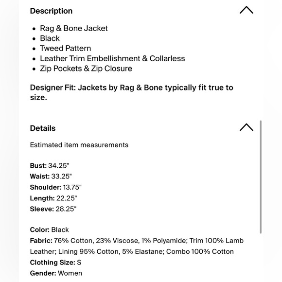 RAG & BONE Paula Cardigan - Size Small - Picture 7 of 15